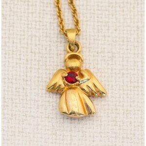 18 Inch, Angel Necklace, Avon Necklace, Avon Jewelry, Vintage Angel Necklace R1